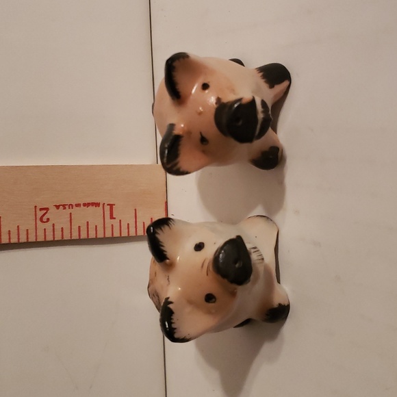 Unk Kitchen Vintage Occupied Japan Pig Salt And Pepper Shakers